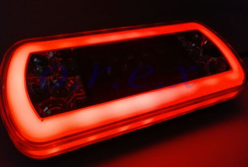 2x 24V LED NEON Glow-track Halo Rear Tail Light Lamp fit Truck Lorry Trailer HGV - Picture 8 of 10
