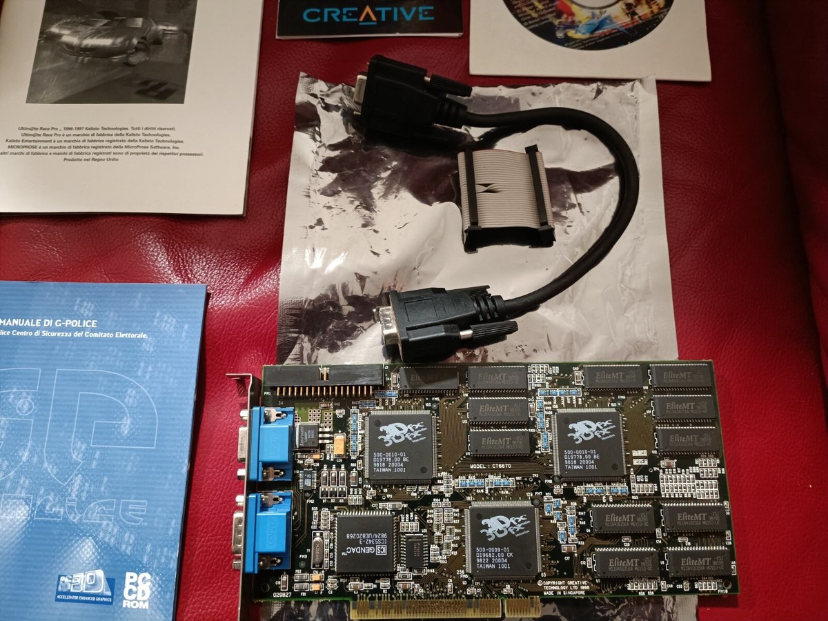 🔴Creative 3D Blaster 3Dfx Voodoo 2 12Mb CT6670 [Working][Box] | eBay