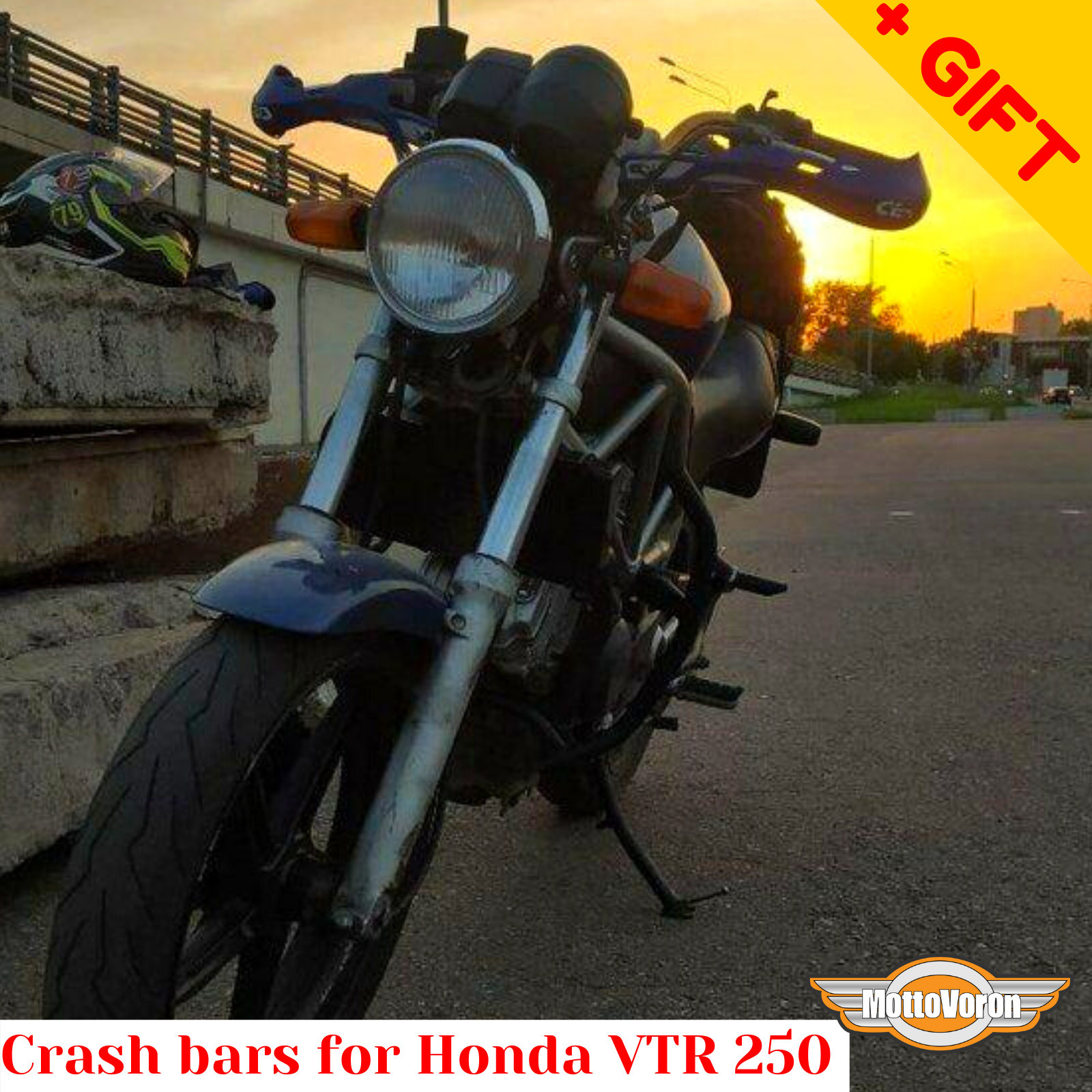 For Honda CBF 250 engine guard CBX 250 crash bars Honda Twister, Bonus