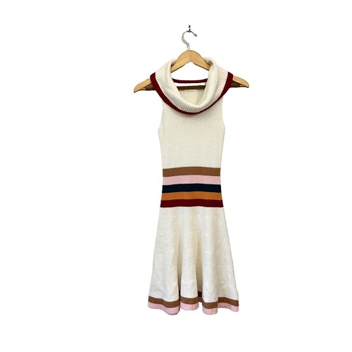 green and white striped dress anthropologie Vionna Midi dress – Black Halo
