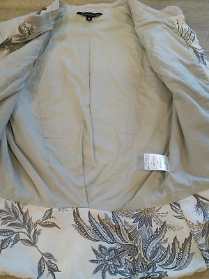 Veste Tara Jarmon En Lin Beige - Taille 38 (FR) / 42 (IT) - Excellente Occasion