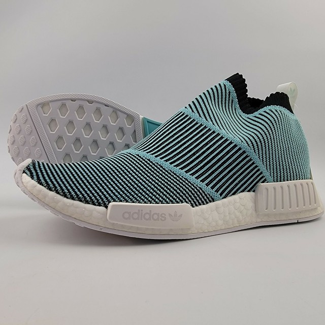 Nmd_cs1 Parley Primeknit Shoes Waterproof Adidas NMD CS1 Primeknit X Parley  Mens Size Shoes Athletic Blue