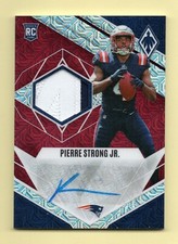 2022 Panini Phoenix RED MOJO RPA Pierre Strong Jr. #/25 RC AUTO PATCH - PATRIOTS