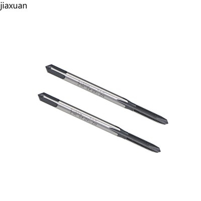 2pcs M2.5 x 0.45 Spiral Point Threading Tap H2 High Speed Steel TICN Coated 