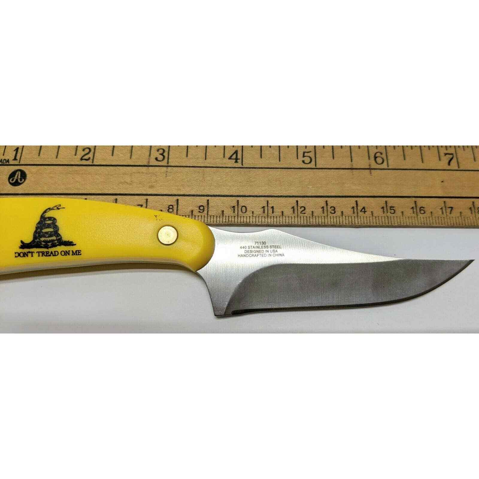 Kentucky Cutlery Don't Tread on Me 2 KNIFE SET Folding Knife Sheath