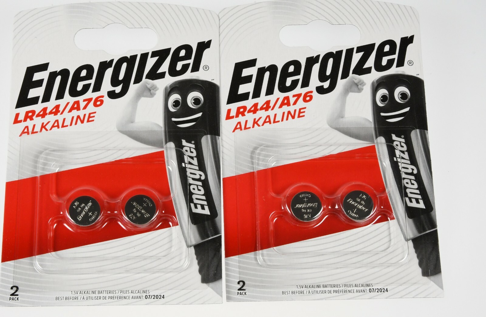 4 Stück Batterie AG13 LR44 G13A LR1154 L1154 RPX675 D76A A76 Energizer