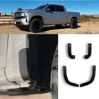 Front Rear Splash Mud Flap Guard Delete Cover Fit 2019-24 Chevy Silverado 1500