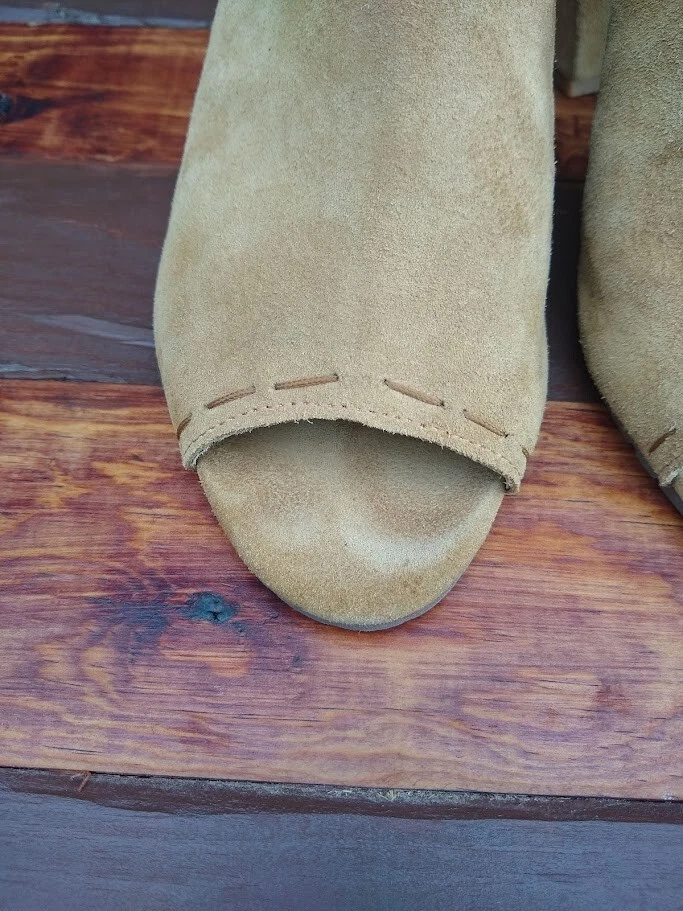 Matt Bernson shoes High Heels Women's Size 10 Beige Leather Dressy Casual Used - Изображение 4 из 4