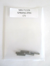 MS171529 Spring Pin 1/8 x 11/16" Slotted Stainless Steel - Lot of 5