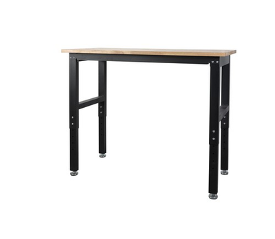 #ad #ad WORKPRO 42757 48 Inch Adjustable Workbench Heavy Duty Steel Frame with Wood Top $71.00