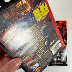 Judge Dredd Sega Genesis Authentic Complete w/ Manual CIB - AMAZING CONDITION