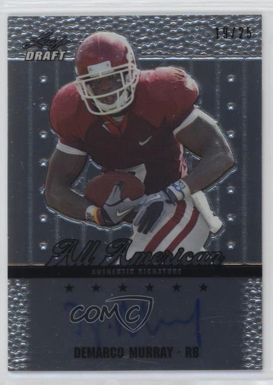 DeMarco Murray Leaf Metal Draft All-American #AADM1 Autograph