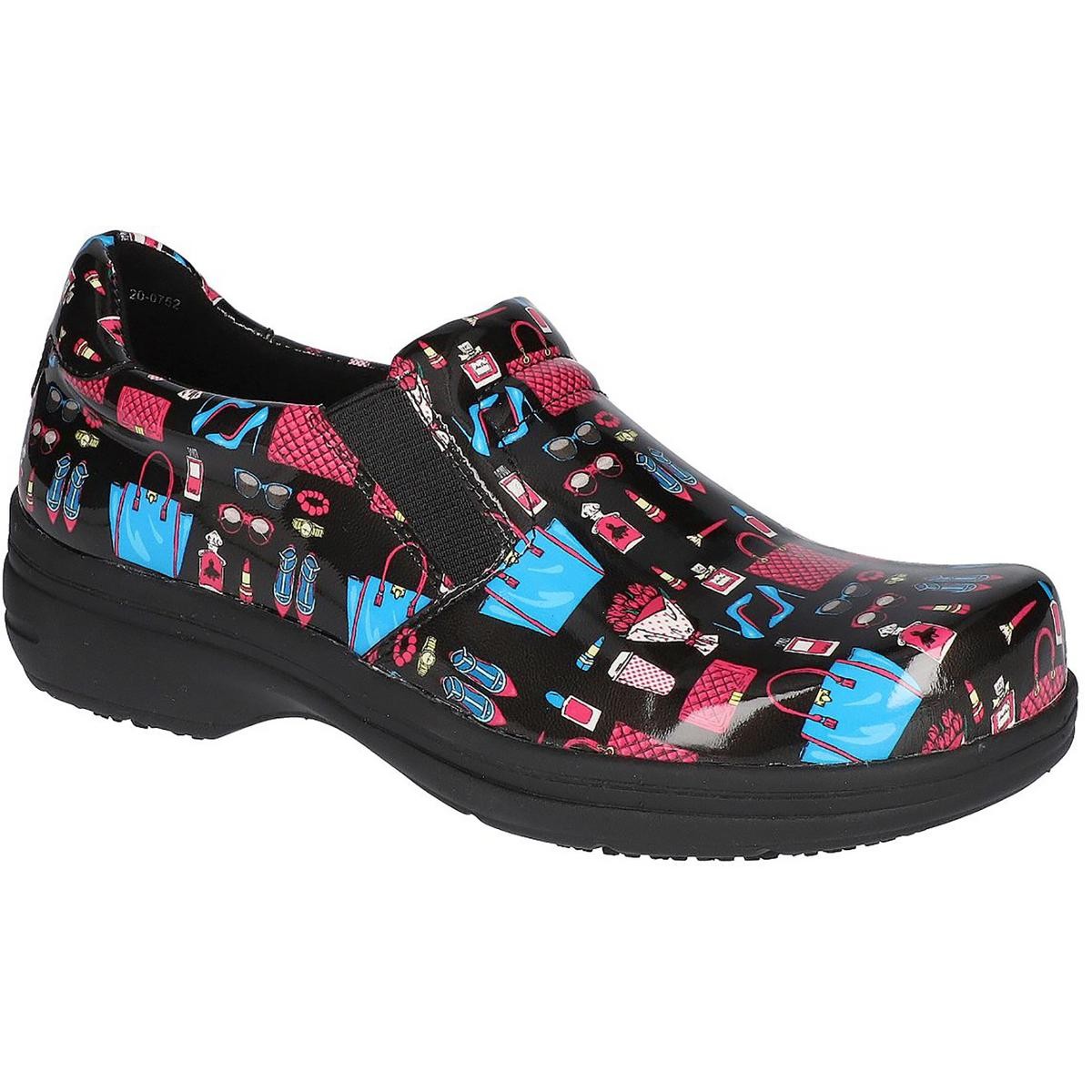 Женские черные сабо с рисунком Easy Works by Easy Street, 12 средних (B,M) BHFO 3742