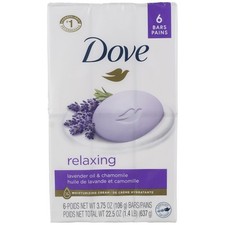 UPC 011111010734 product image for 2 Pack Dove Relaxing Beauty Bar Soap, Lavender, 3.75 oz, 6 Ct | upcitemdb.com