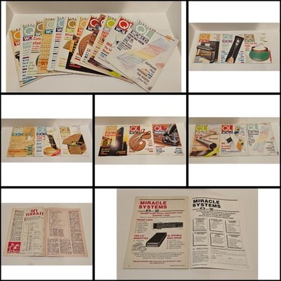 SINCLAIR QL WORLD  Computer Magazine Joblot - 12 Issues From 1988 - Jan to Dec