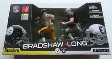 MCFARLANE NFL STEELERS TERRY BRADSHAW & RAIDERS HOWIE LONG FIGURE 2-PACK SEALED