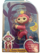 New In Box FINGERLINGS Interactive Fingerling Pink Monkey BELLA
