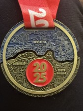 Blunder print Great North Run 2025 Medal 1/60k Made (Rare) Great Condition