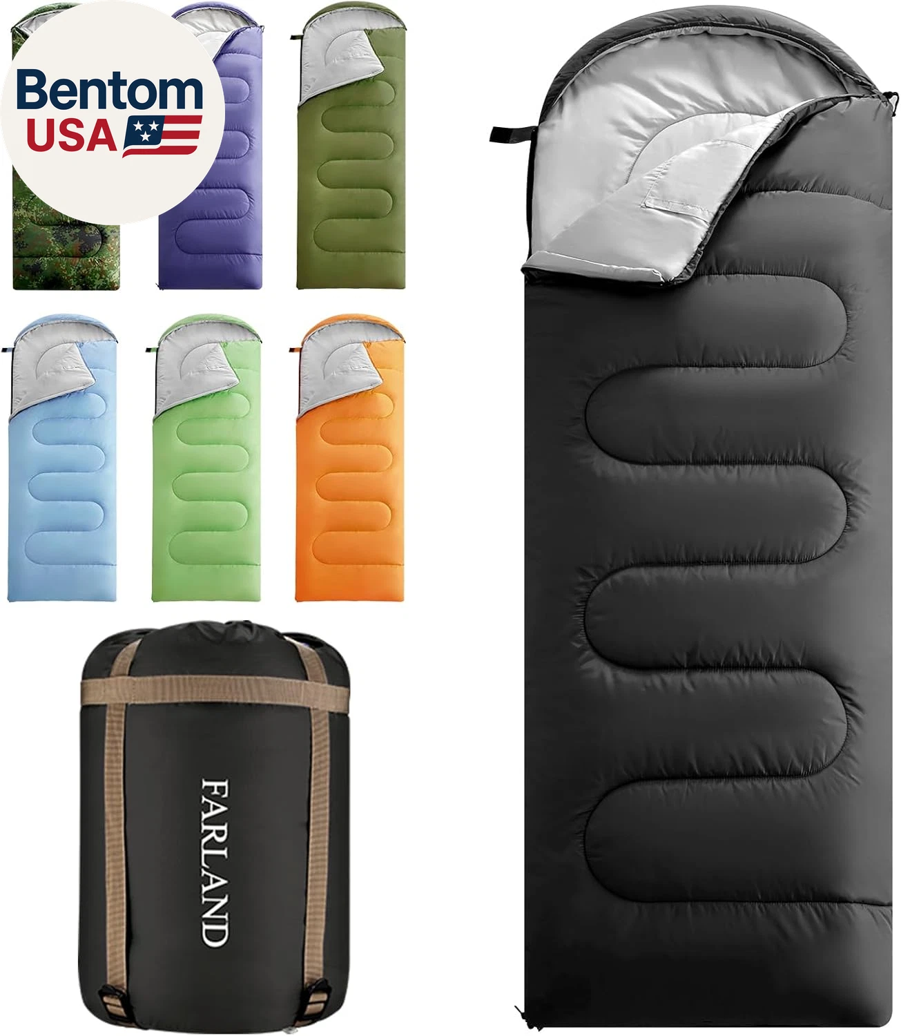 Sleeping Bags for Adults Teens Kids with Compression Sack Portable and Lightweig
