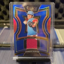 2025 Panini Select #SS-AP Andrew Painter Selective Swatches Blue Prizm #/49