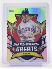 MICHAEL YOUNG 2025 TOPPS MLB ALL-STAR GAME GREATS RANGERS #ASGG-16 Q3478