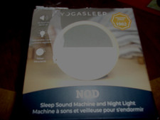 Yogasleep Nod White Noise Sound Machine, With Soft Night Light and Sleep Time