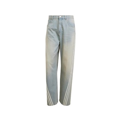 ボトムスその他 adidas Premium Essential Denim Balloon Pants Ivory IW5741 adidas Premium Essentials Denim Balloon Pants - White