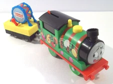 Thomas the Train Trackmaster Motorized Party Train Percy with Drum Car, Works