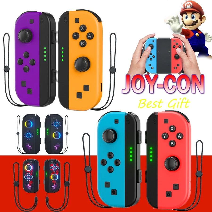 For Nintendo Switch Joy Con Controller Left & Right Wireless Pair Gamepad Gifts - Image 2 of 4