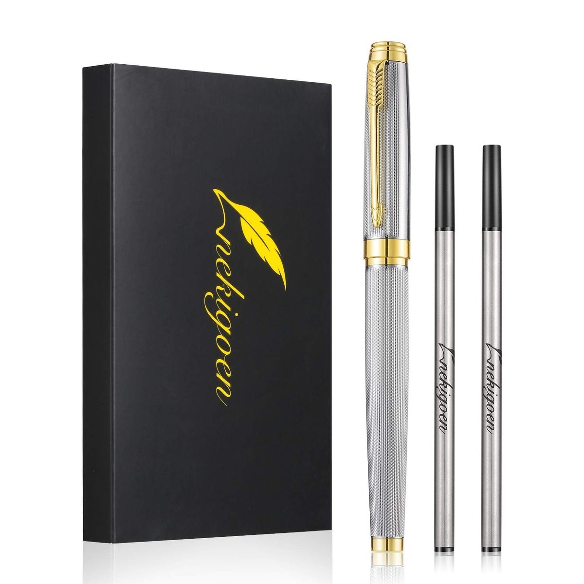 Rollerball Pen for Men Women Luxury Metal Executive Pens Home Office Use 