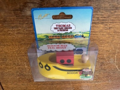 1994 Learning Curve Wooden Thomas Train Sodor Bay Tugboat! New
