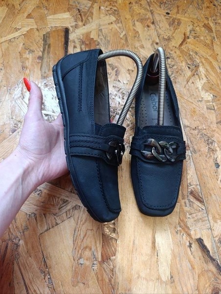 Women Gabor Loafers Black 38