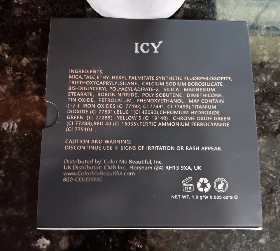 Nuevo en caja Color Me Beautiful Color Artist Luminary Palette 9 sombras de ojos Foto 4 de 4