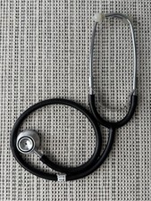 Cardinal Health Black Silver Stethoscope Medical Nurse Doctor LIGHTLY USED