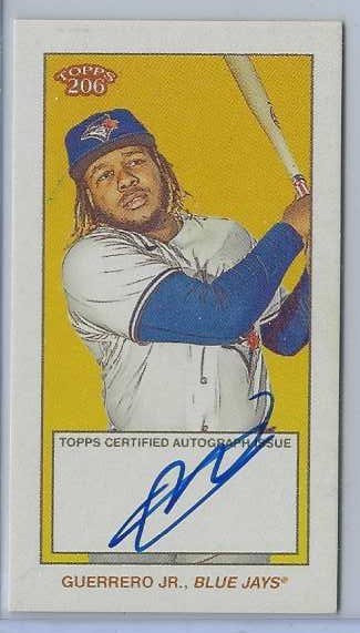 2021 TOPPS T206 Vlad Guerrero Jr. lot with Autograph, very rare SSP Blue Jays