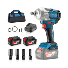 Dong Cheng 20V Brushless Impact Wrench, 515 ft-lbs High Torque, 1/2... Fast Ship