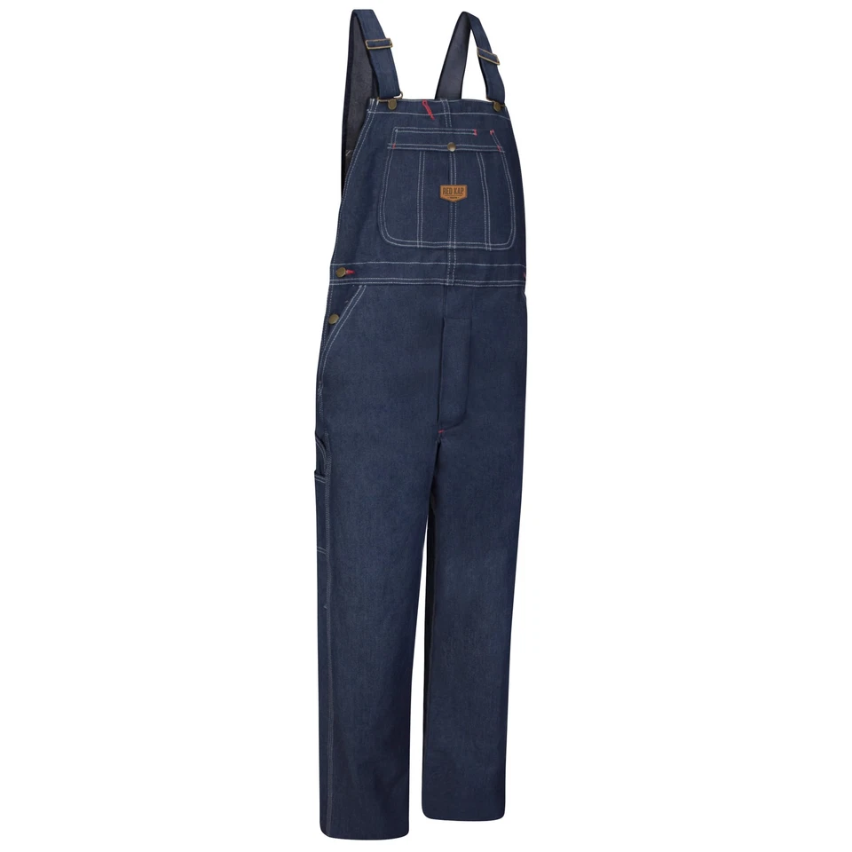 Red Kap Men's Denim Bib Overall - Image 2 of 4