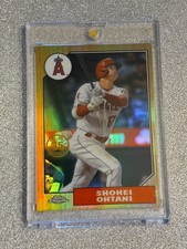 SHOHEI OHTANI RARE ROOKIE OF THE YEAR GOLD REFRACTOR  INVESTMENT CARD MVP MINT
