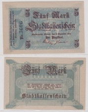 5 Mark Banknote Notgeld Stadt F&uuml;rstenwalde Spree 3.Dezember 1918 (164826)