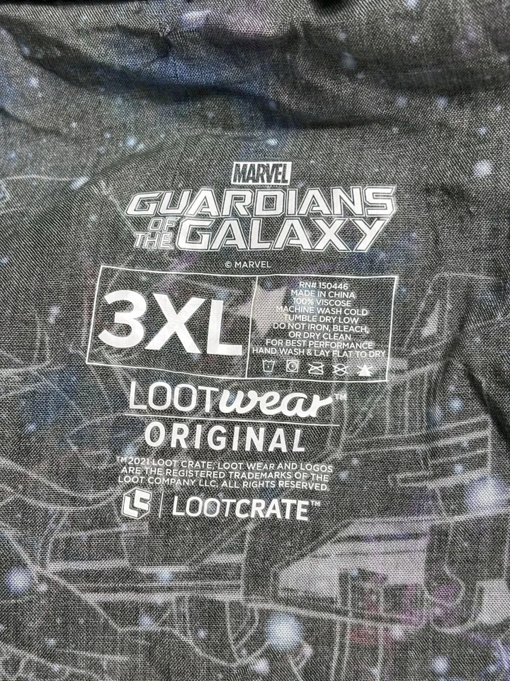 Ropa de botín para mujer Lootcrate Guardianes de la Galaxia ropa de salón kimono talla 3XL Foto 3 de 4