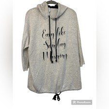 Sunday casual soft cozy hoodie Medium Easy Like Sunday Morning