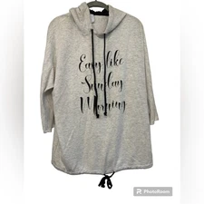 Sunday casual soft cozy hoodie Medium Easy Like Sunday Morning