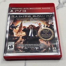 Saints Row IV: National Treasure Edition (PS3, 2014) MINT Disc Complete CIB
