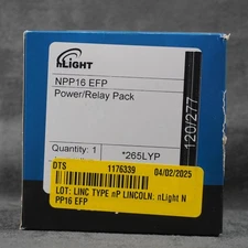 nLight NPP16 EFP Power/Relay Pack 120/277V Lighting Control Module Controller