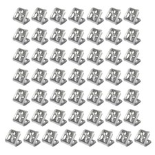 50Pcs Furniture Repair Fastener Furniture Sofa Spring Hook Hanger Fixed Clamps