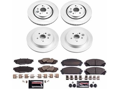 Front and Rear Brake Pad and Rotor Kit For RX350 RX350L RX450h RX450hL MR33C9
