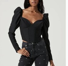 Anthropologie ASTR THE LABEL corset bustier BETTY TOP