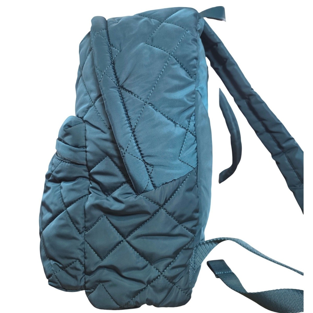 Marc Jacobs Quilted Mini Backpack in Teal Marc Jacobs Quilted Nylon Backpack Purse Teal Green Womens  main image 4