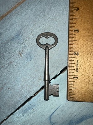 Antique Corbin Skeleton Key #DT14 Solid Barrel Key Original