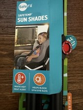 Safefit Safe temp Sun Shade White Hot Heat Alert